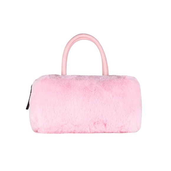 Luxe Fashion Classic Faux Fur Bowler | 1-Piece | Pink - Picture 1 of 7